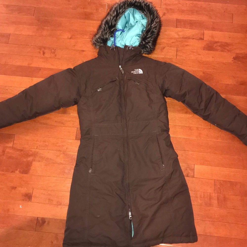 Women’s XS Northface 3/4 length Winter Jacket